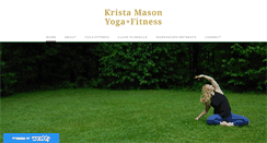 Desktop Screenshot of kristamasonyogafitness.com